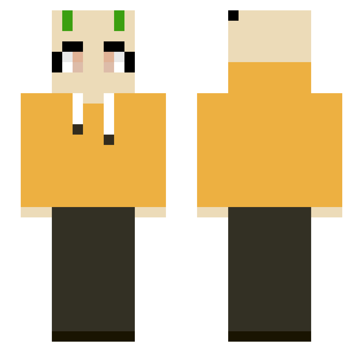 younghyun0128 Minecraft skin, front and back view