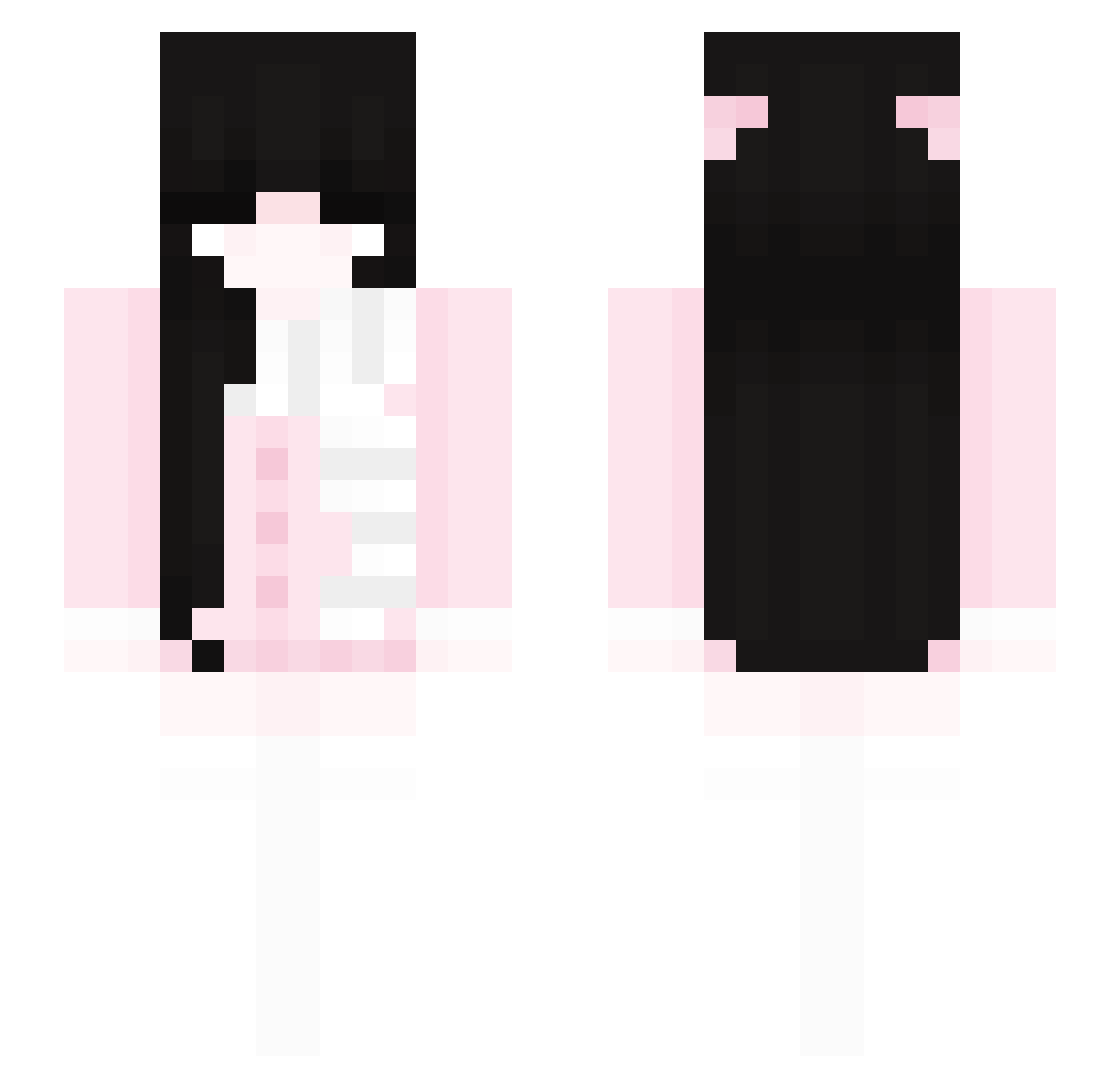 SoulOrb Minecraft skin, front and back view