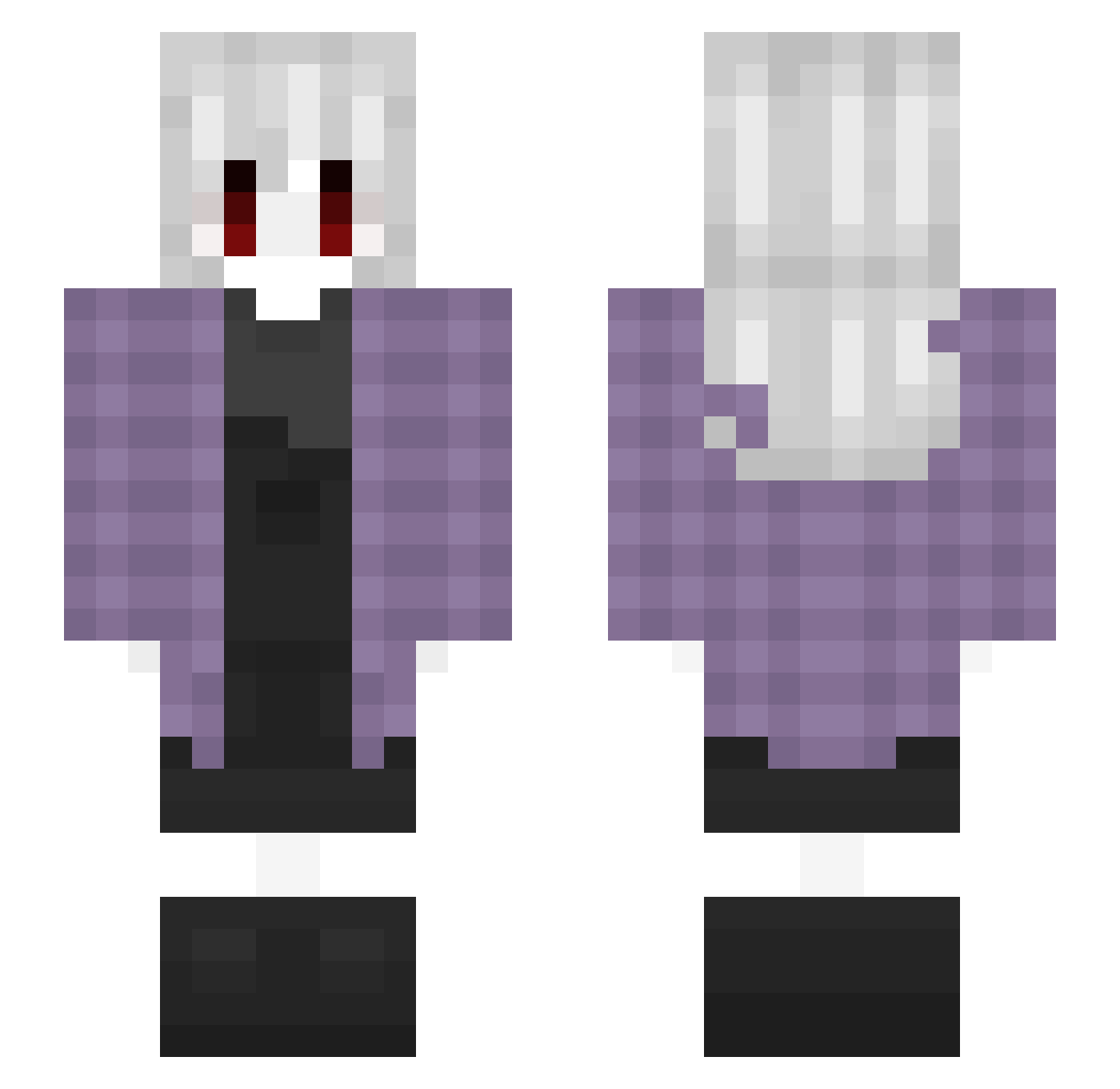 nitpick7 Minecraft skin, front and back view
