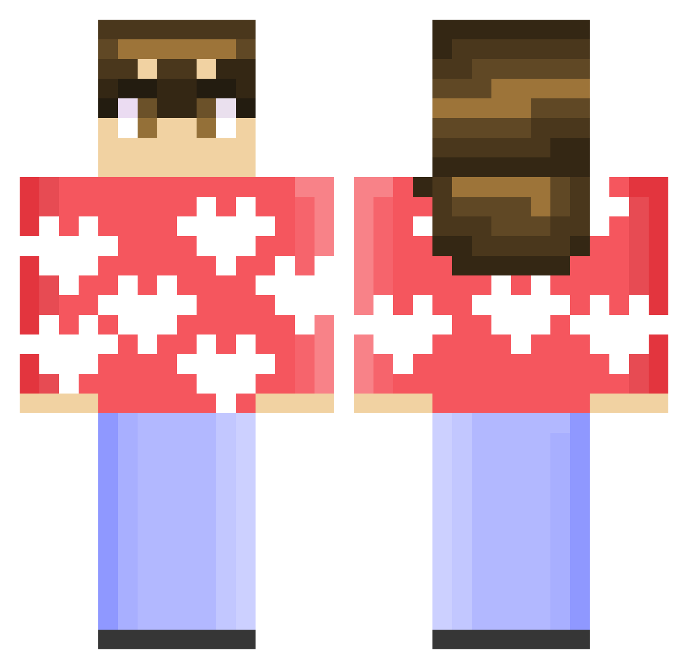 s1mplyz1lly Minecraft skin, front and back view