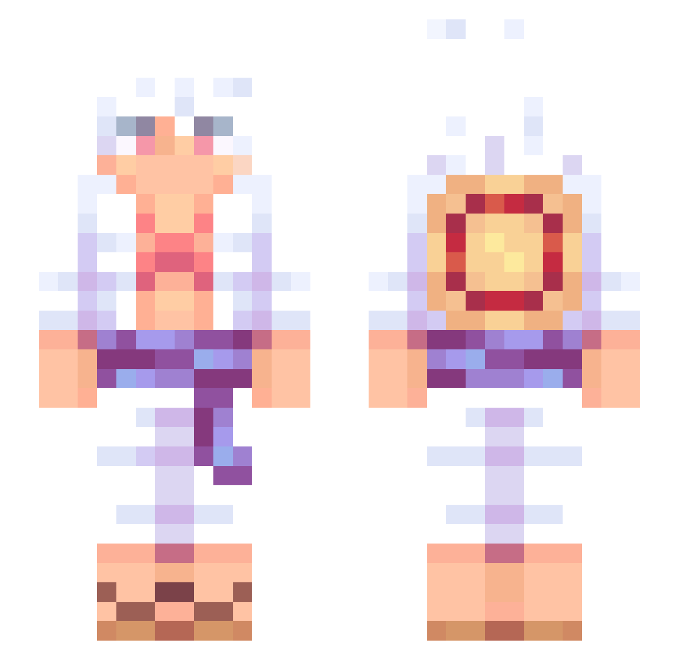 BigBuffGuy372 Minecraft skin, front and back view