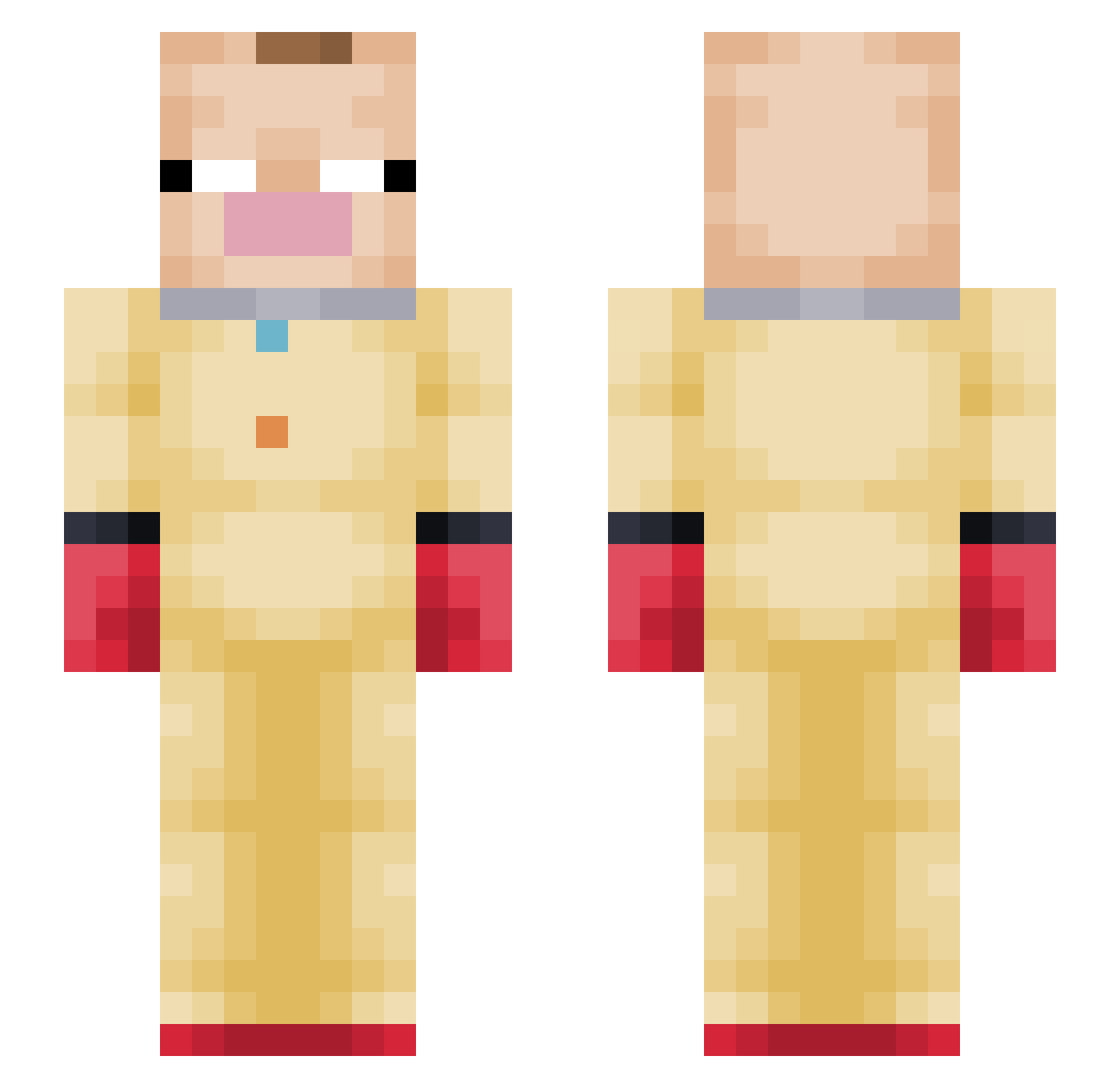 olimar_ Minecraft skin, front and back view