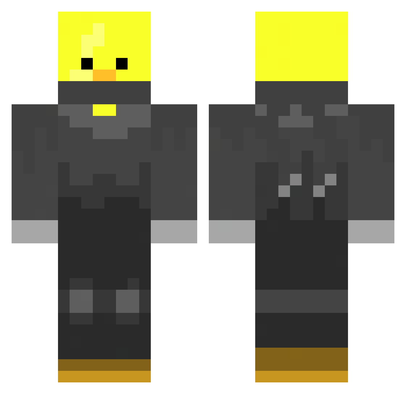 tyje745yhah1jn2 Minecraft skin, front and back view
