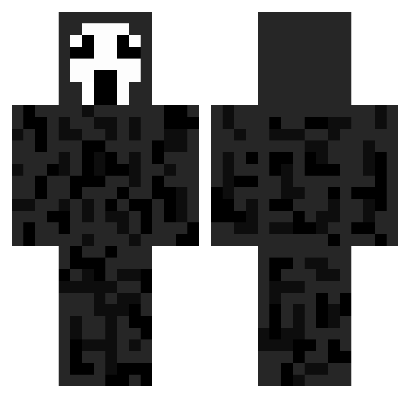 BMSSnipeZ Minecraft skin, front and back view