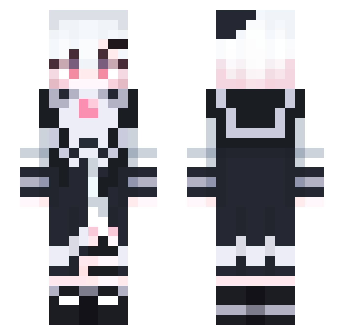 alexdfh Minecraft skin, front and back view