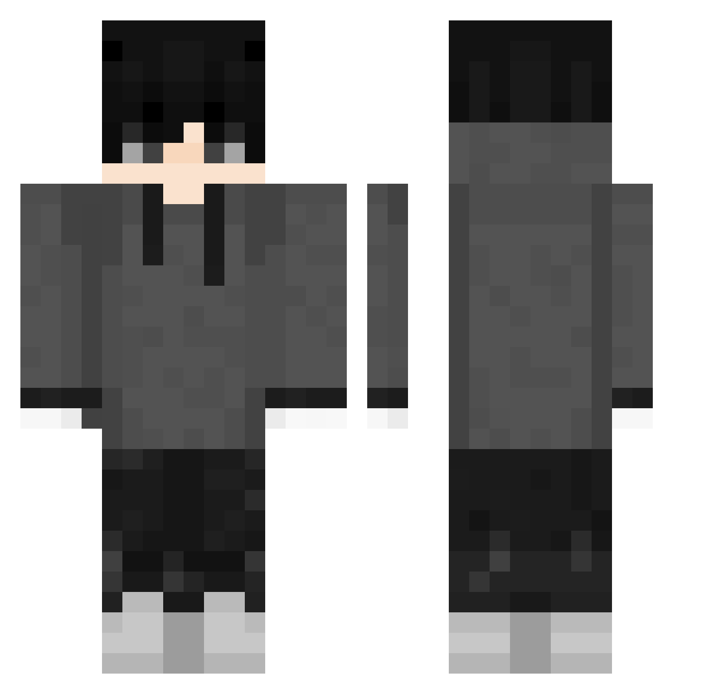 doman9839 Minecraft skin, front and back view