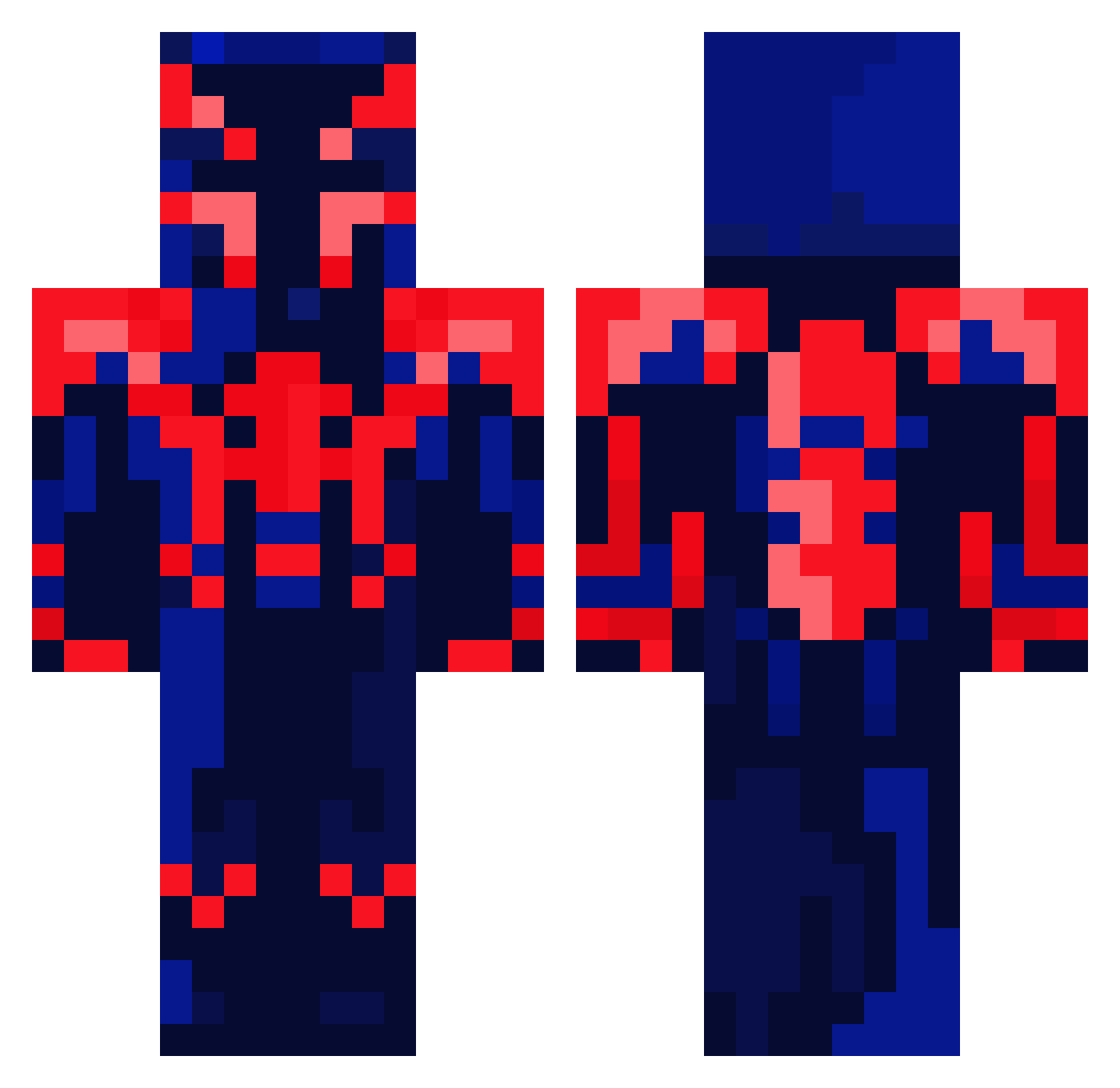 PopTartHunter69 Minecraft skin, front and back view