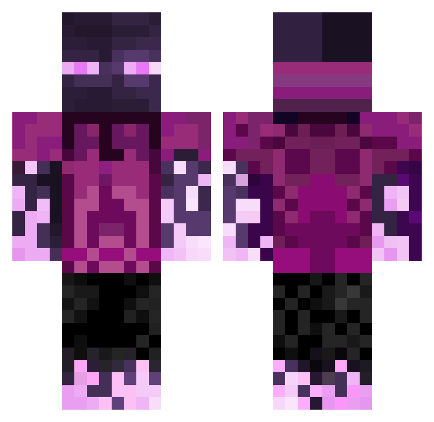 Yt_PanchoS_O_S Minecraft skin, front and back view
