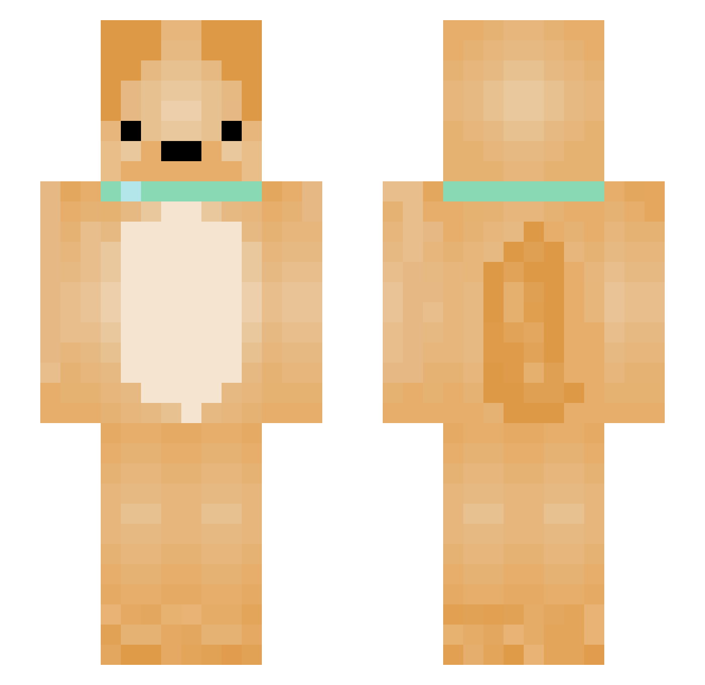 macmurphyss Minecraft skin, front and back view