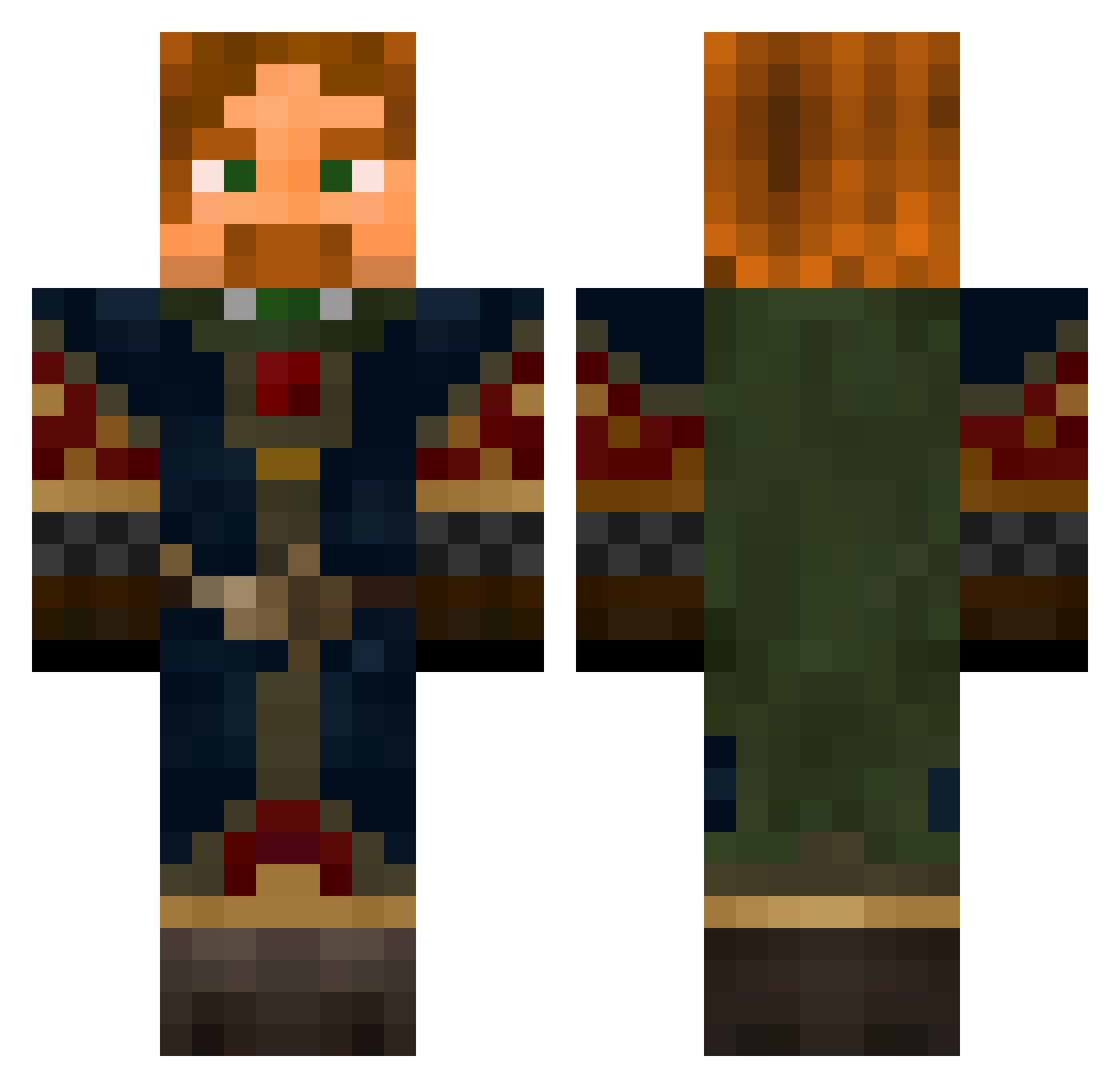 N1shtar_ Minecraft skin, front and back view