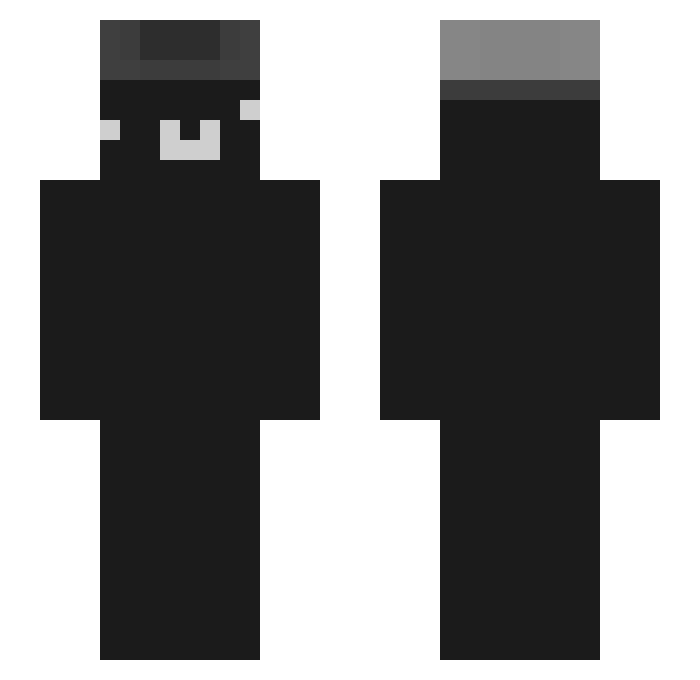 SonicRyder2015 Minecraft skin, front and back view