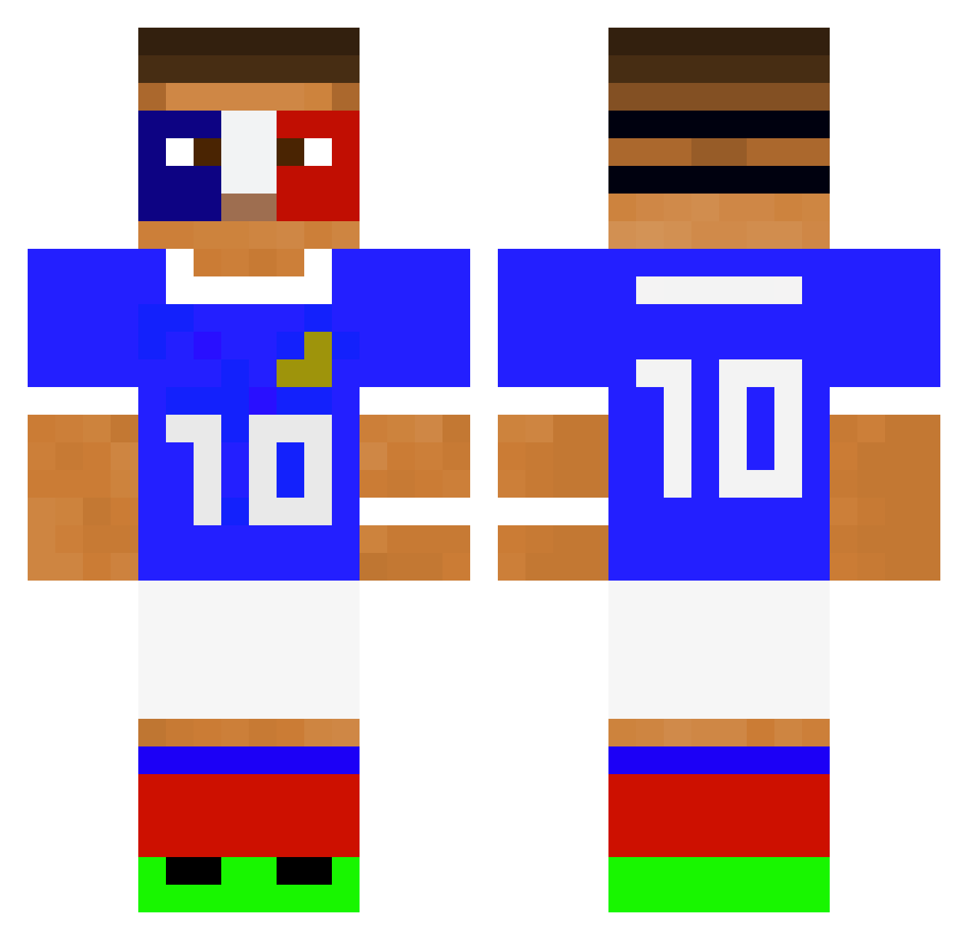 Co_zawiodlo_ezie Minecraft skin, front and back view