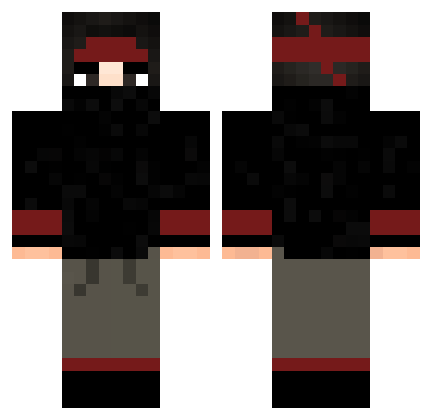 Simoonnn_ Minecraft skin, front and back view