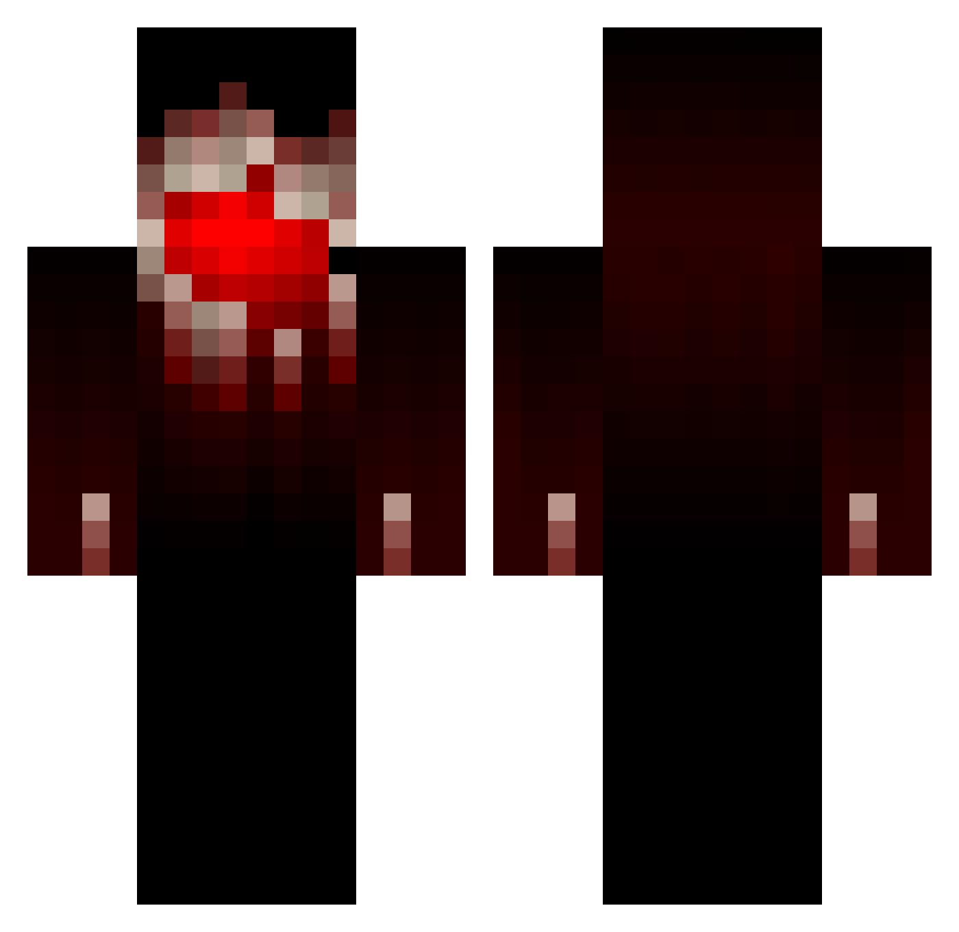 MariaSiderostra Minecraft skin, front and back view