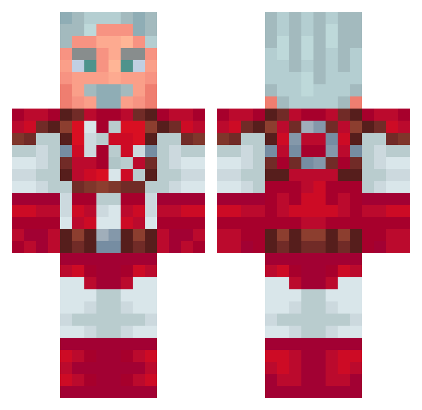 antonk888 Minecraft skin, front and back view
