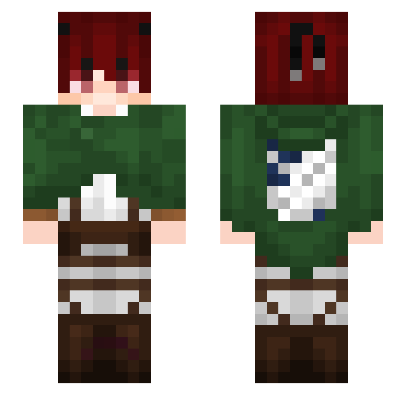 rwendler_ Minecraft skin, front and back view