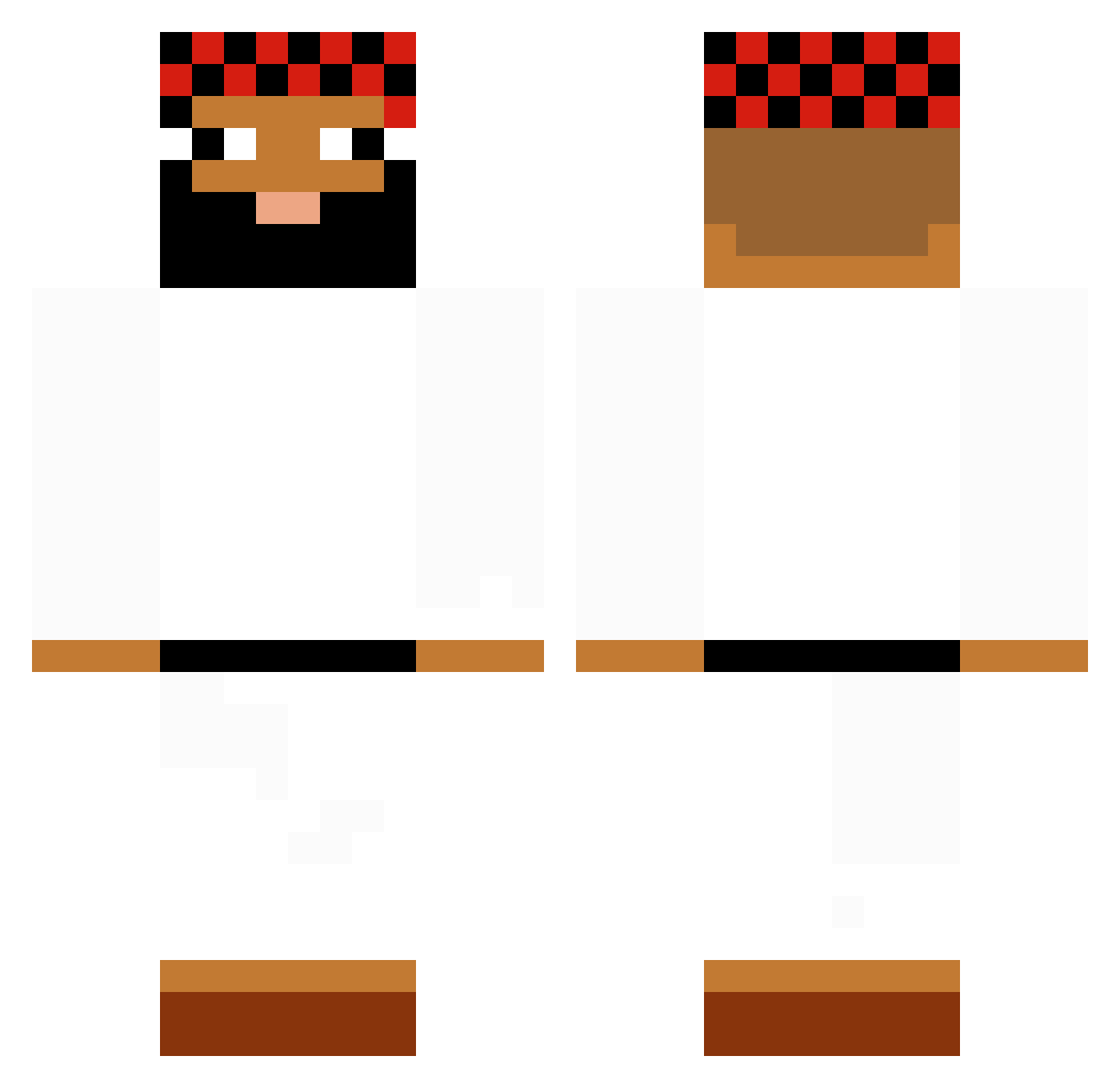 habbibi_ Minecraft skin, front and back view