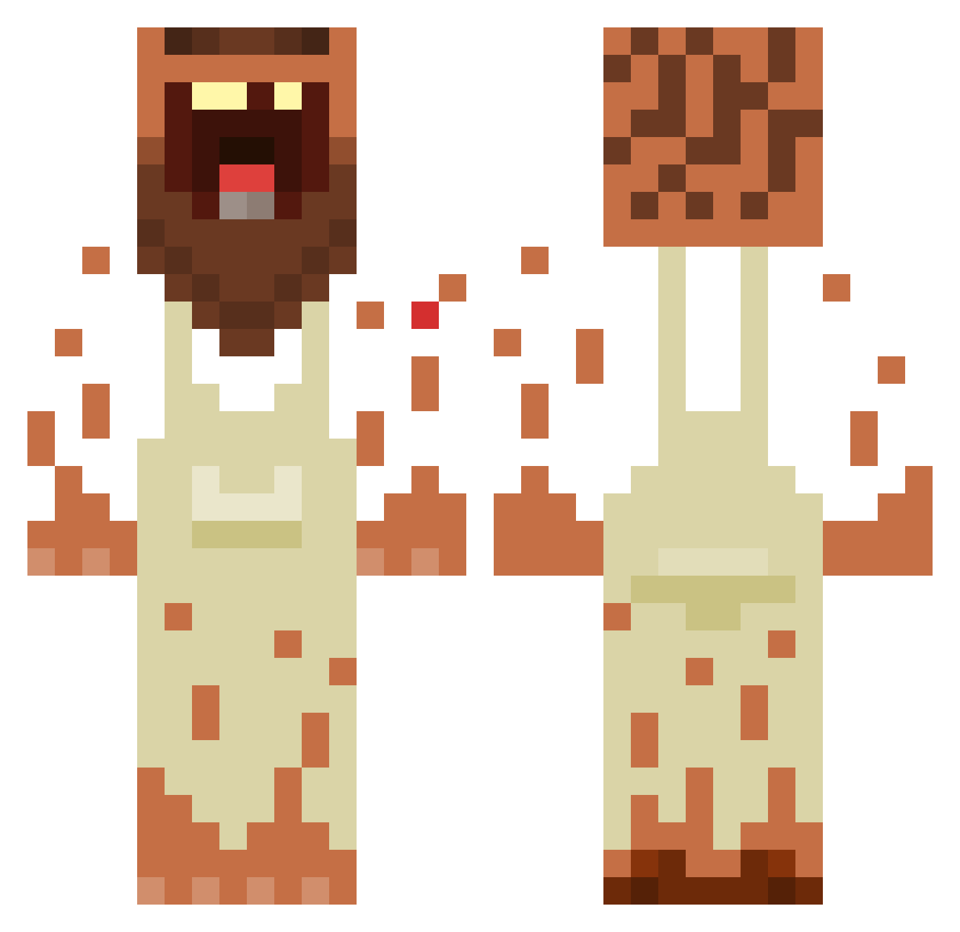 captainyaya_yt Minecraft skin, front and back view