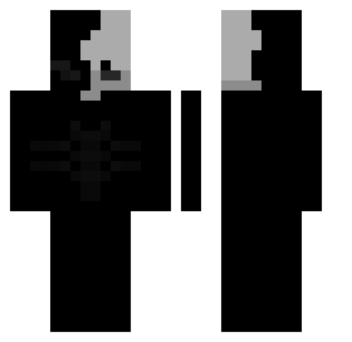 hi_siuuuu Minecraft skin, front and back view