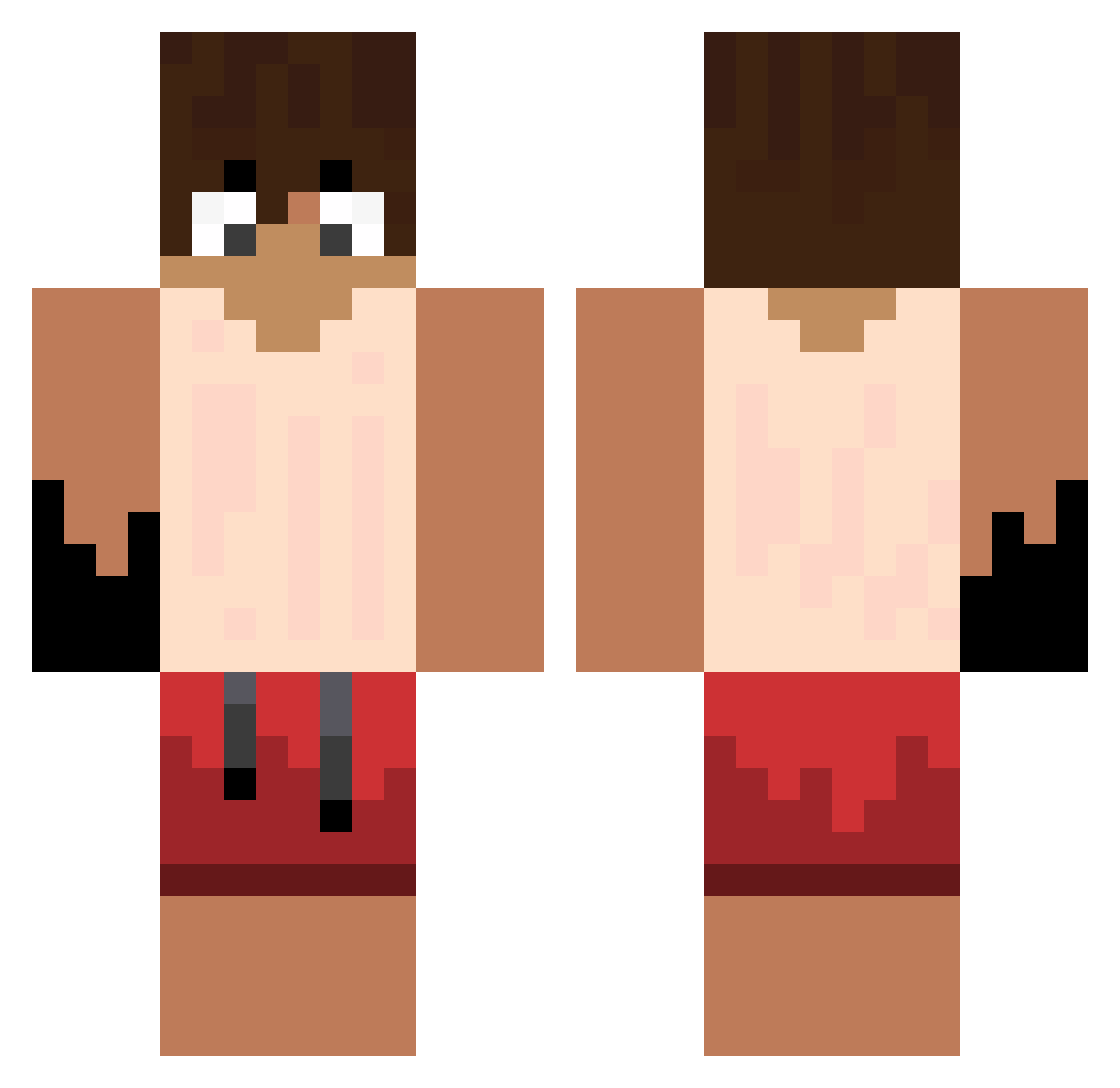 segtret08_ Minecraft skin, front and back view