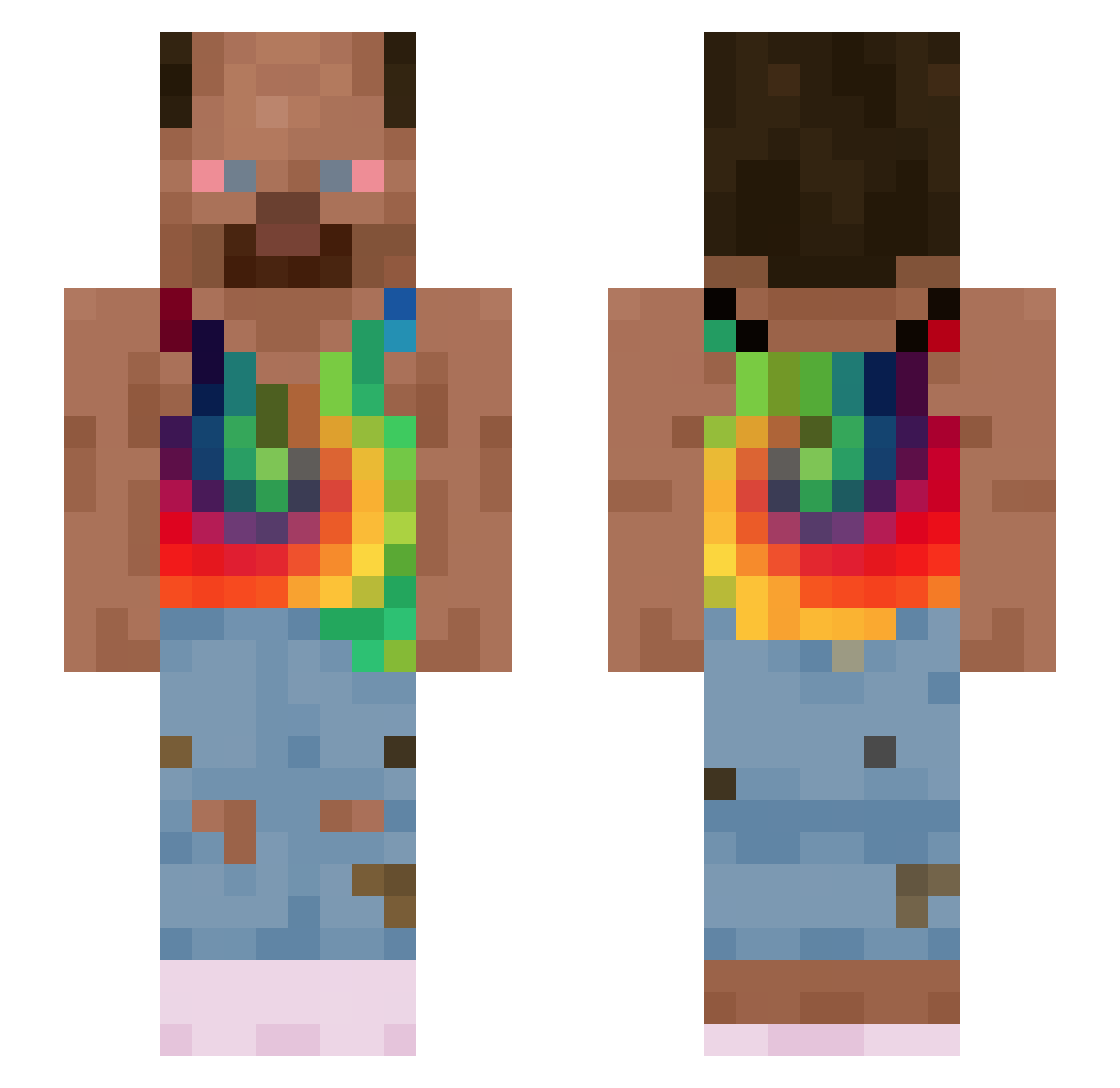 Xx_goblinbums_xX Minecraft skin, front and back view