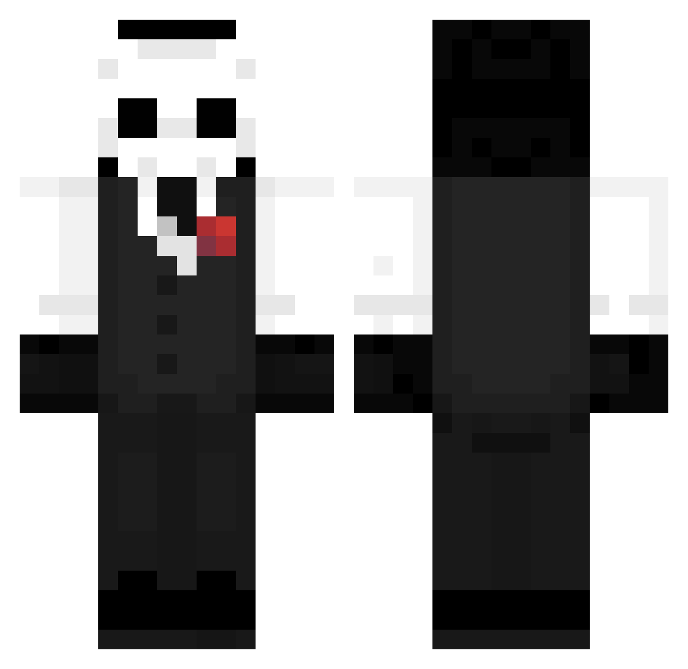 SAPHOUYTT Minecraft skin, front and back view