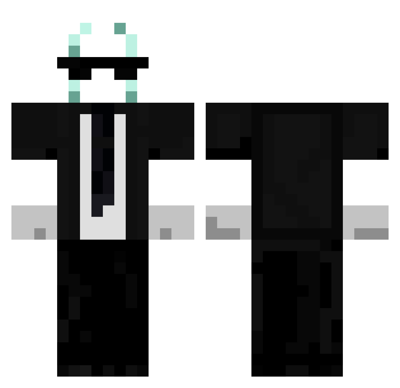 docimin Minecraft skin, front and back view