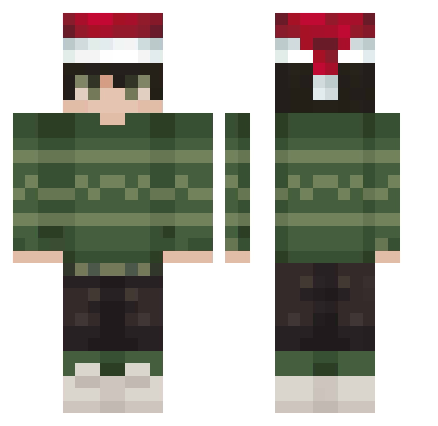 ZS_Speed_ Minecraft skin, front and back view