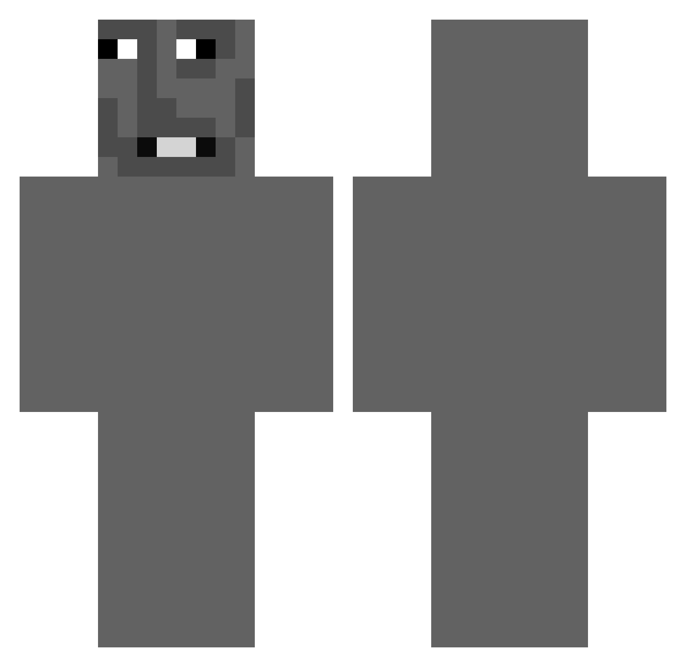SamSammmmmmmmmm Minecraft skin, front and back view
