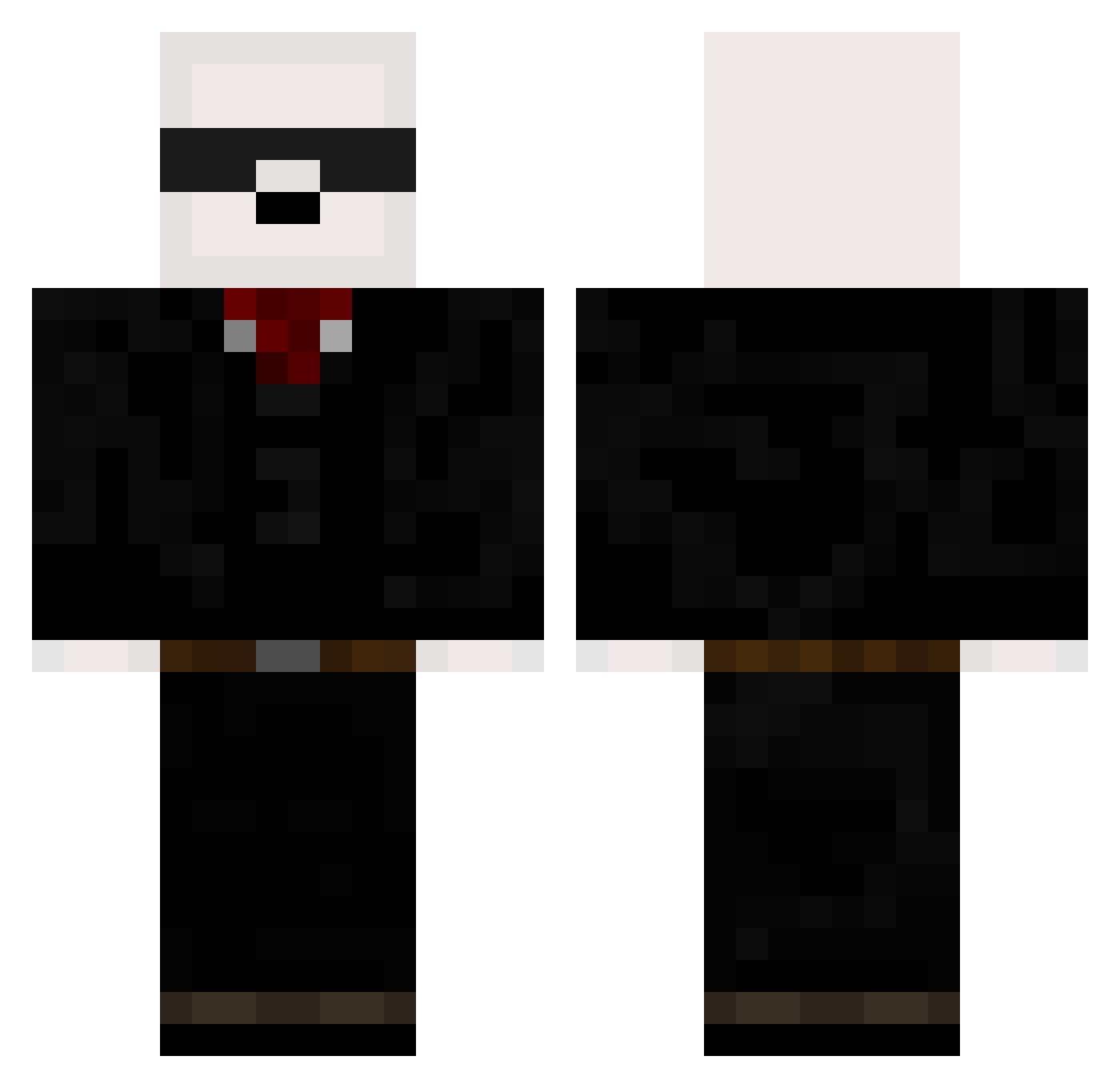 Snoopy_Da_Dog Minecraft skin, front and back view