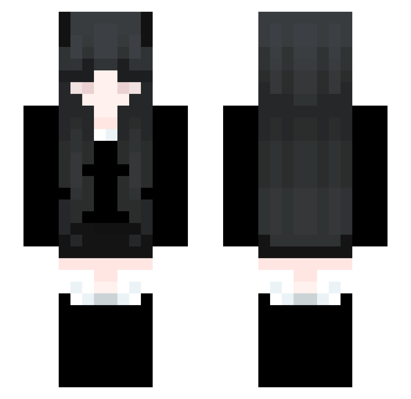 MineCraft454 Minecraft skin, front and back view