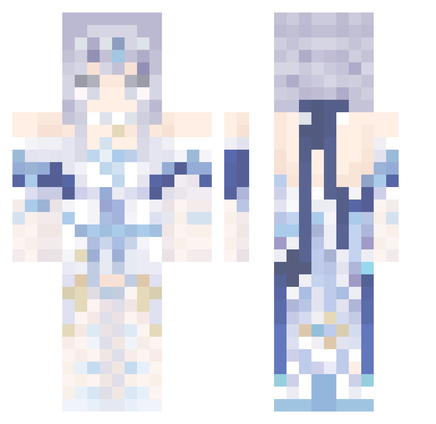 ST_Koffer Minecraft skin, front and back view