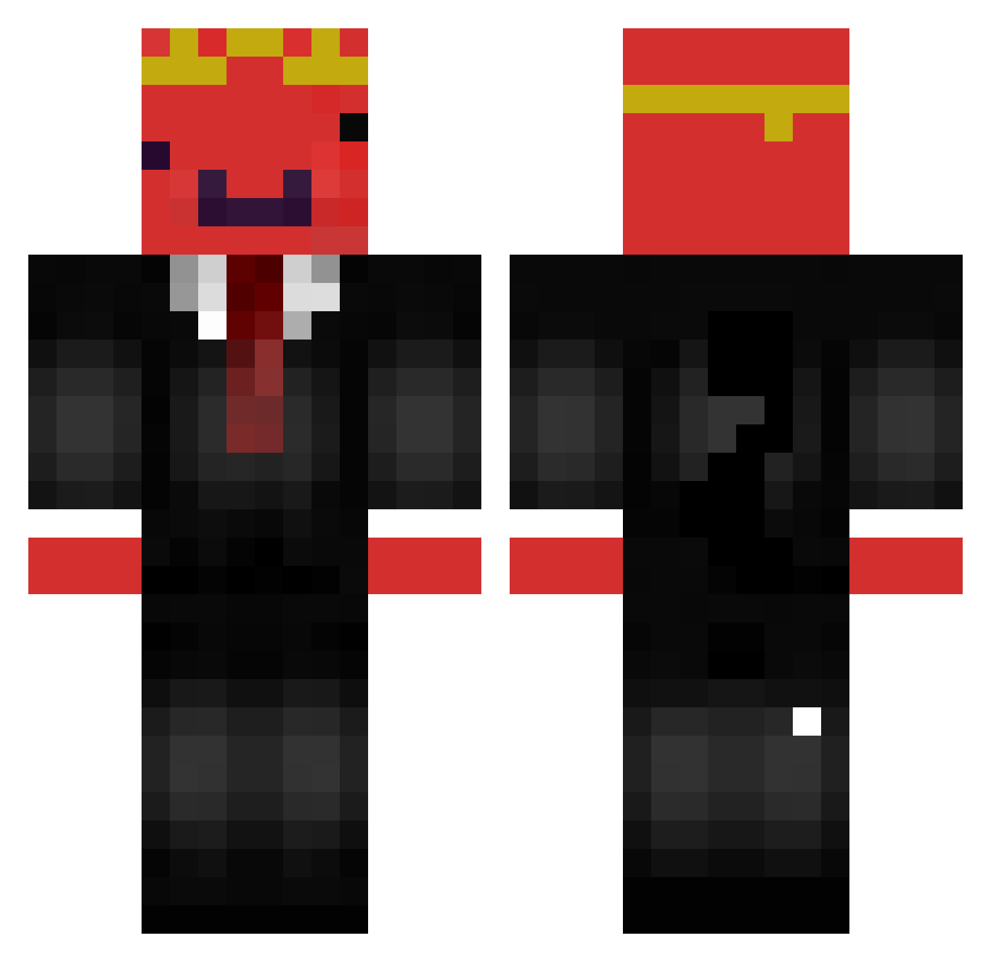 ogryzekk22879 Minecraft skin, front and back view