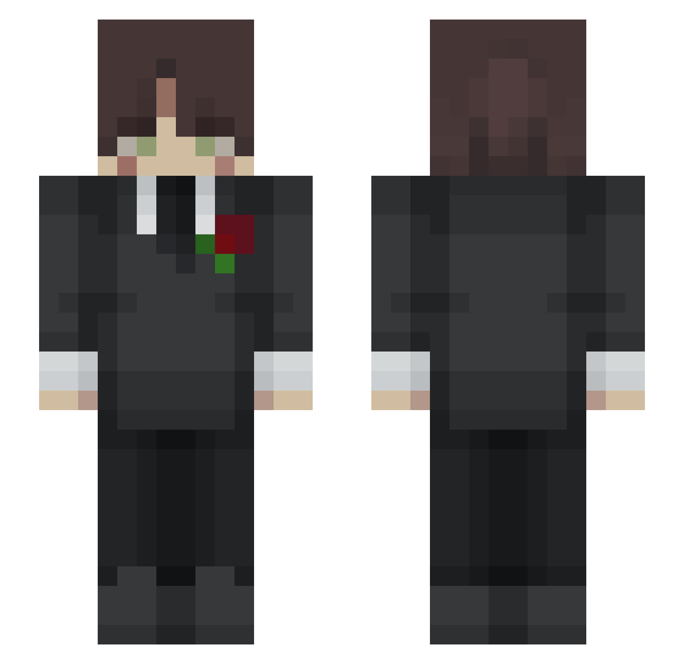Atahan517 Minecraft skin, front and back view