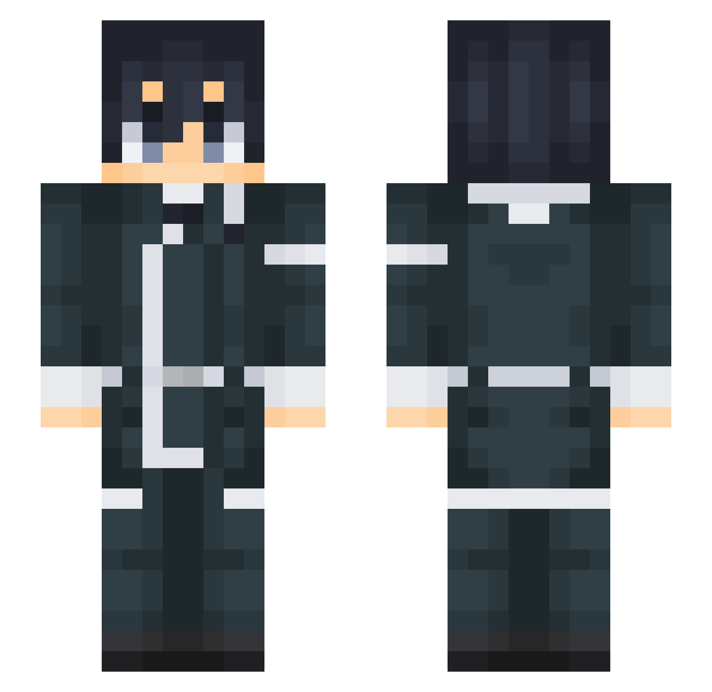 3nlgma Minecraft skin, front and back view