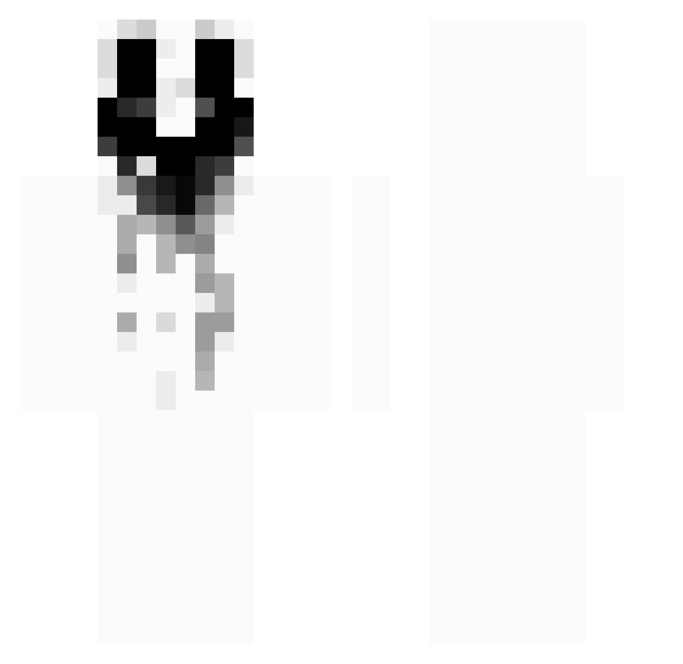 puingpuing123 Minecraft skin, front and back view