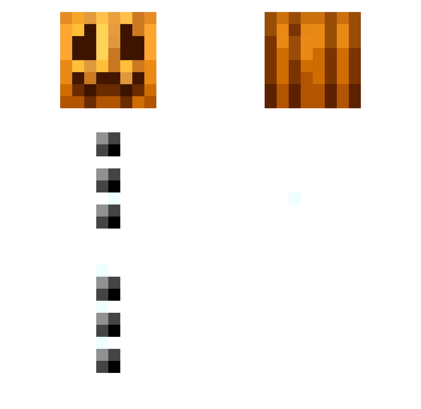 RedFireV0o5 Minecraft skin, front and back view