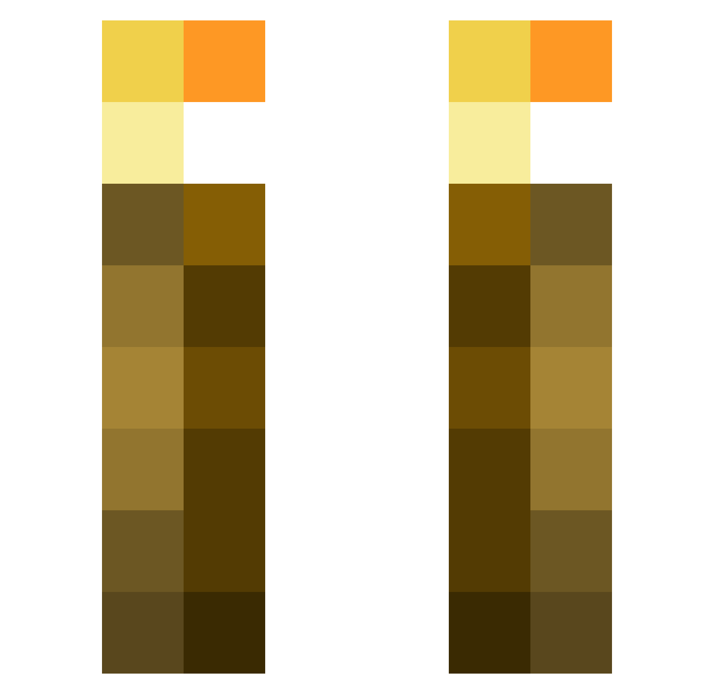 gry6666 Minecraft skin, front and back view