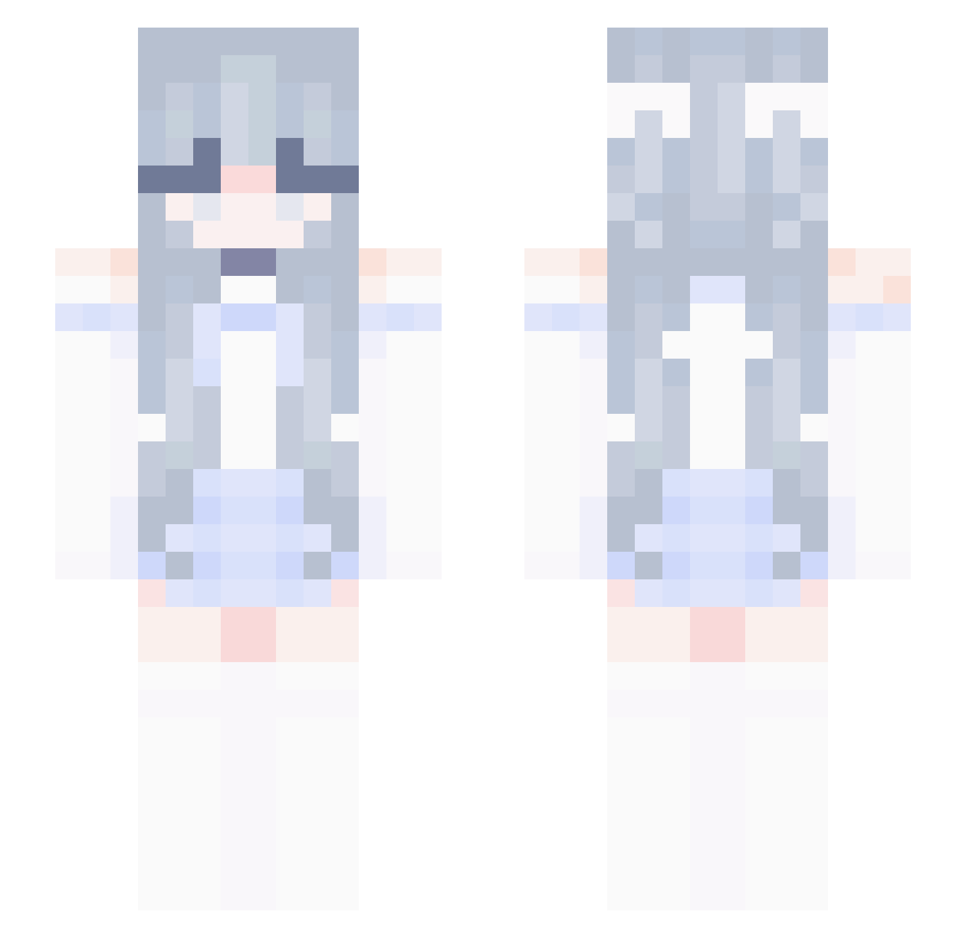 popsmoke5 Minecraft skin, front and back view