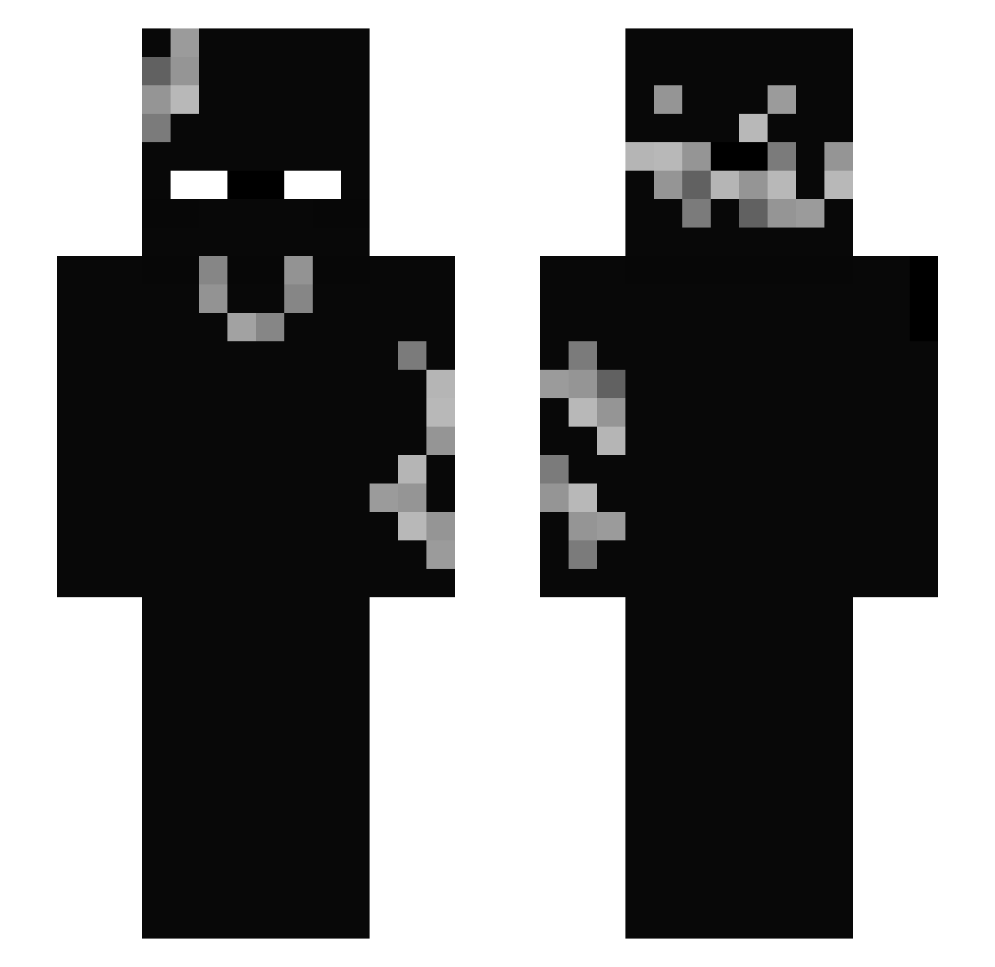 ThundraTayo Minecraft skin, front and back view