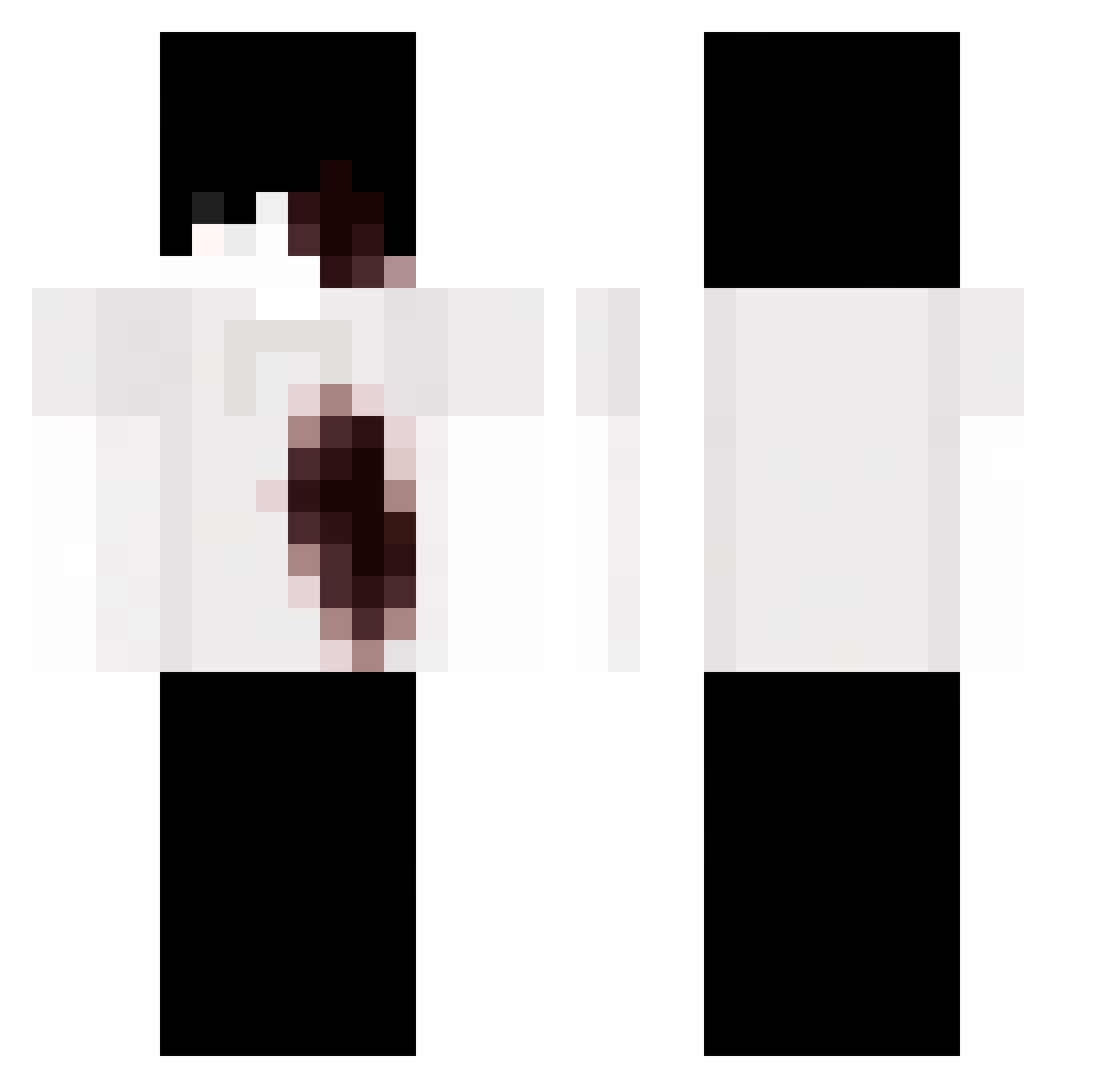 Rav3x_ Minecraft skin, front and back view