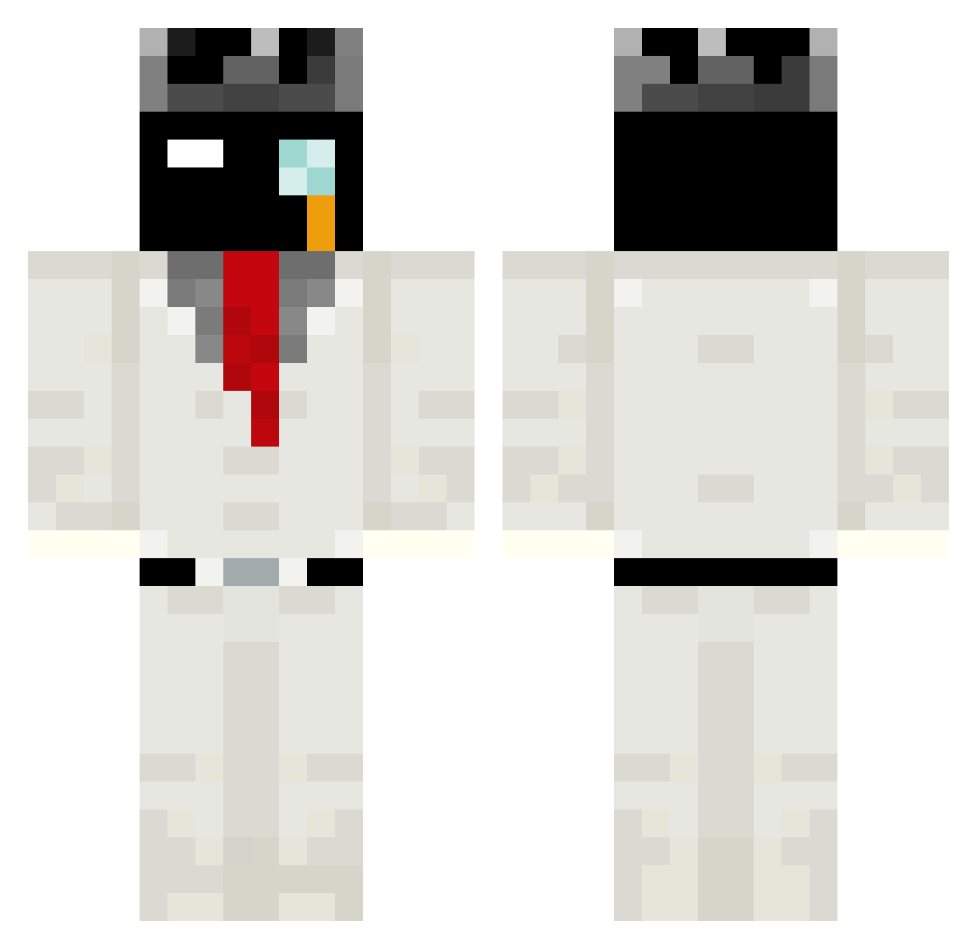 sxlencee Minecraft skin, front and back view
