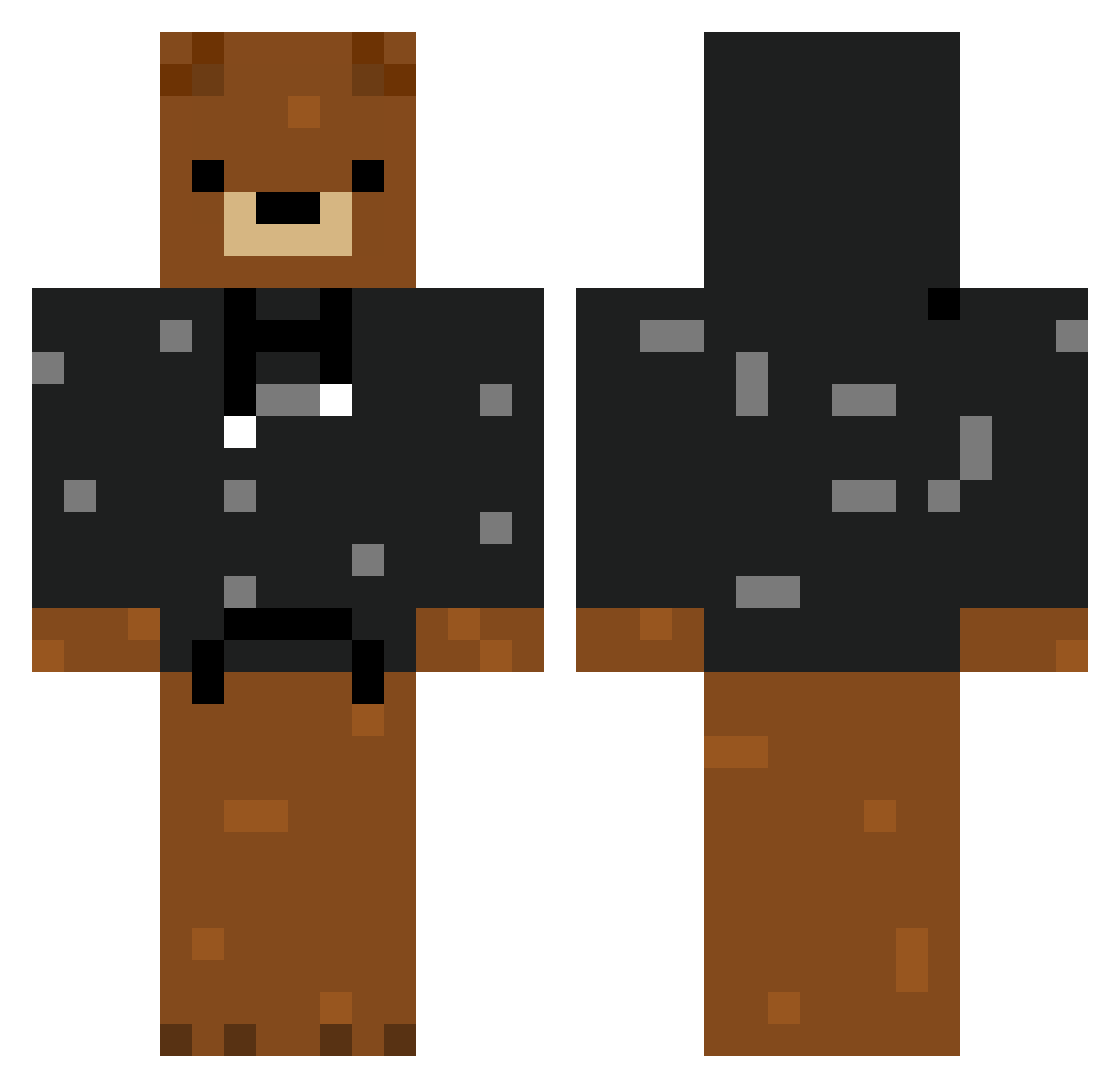 suga_aq Minecraft skin, front and back view