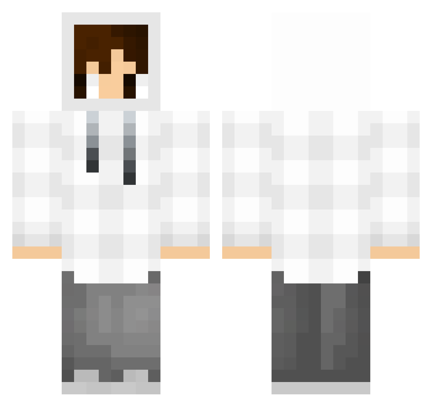 LINOOSS Minecraft skin, front and back view