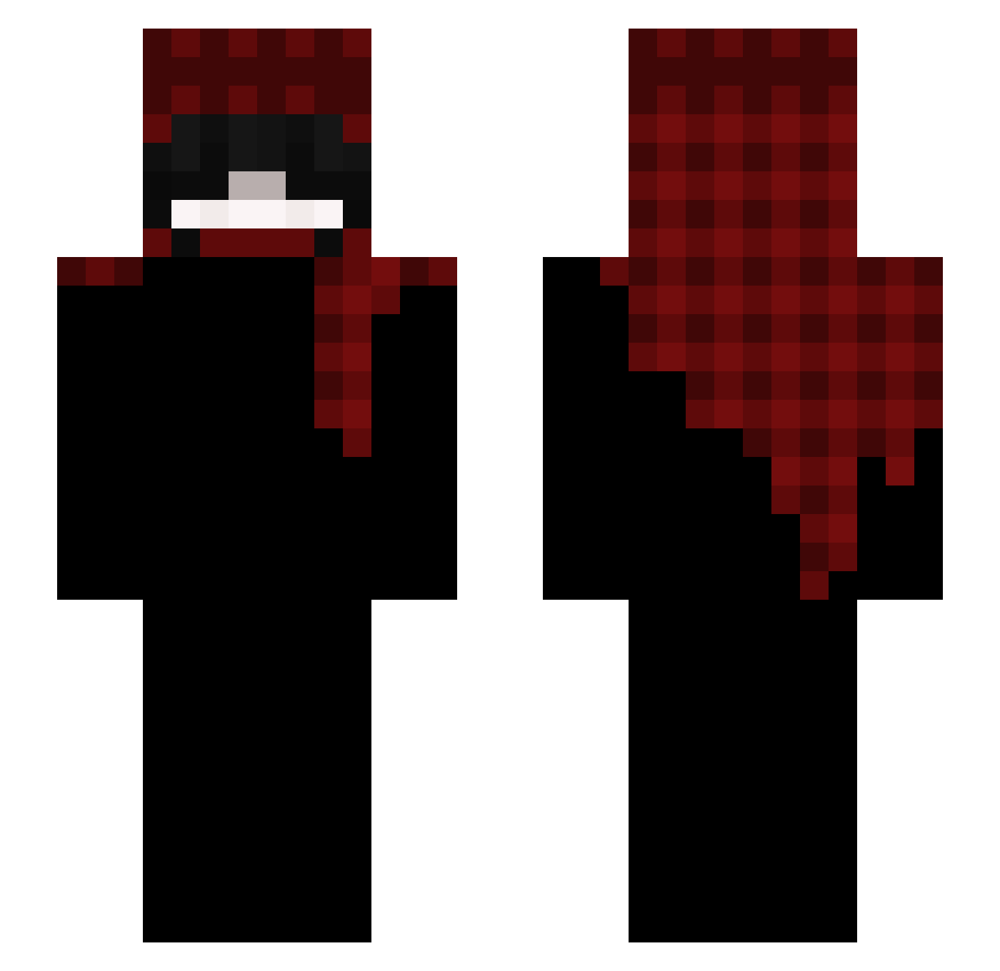 alcaide Minecraft skin, front and back view