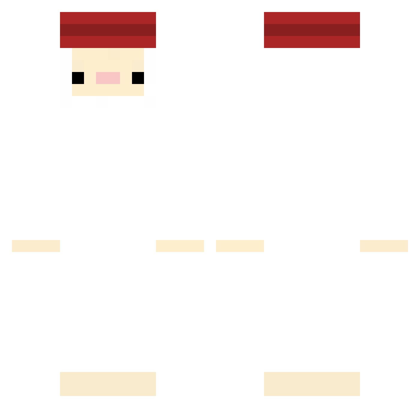 swatyy Minecraft skin, front and back view