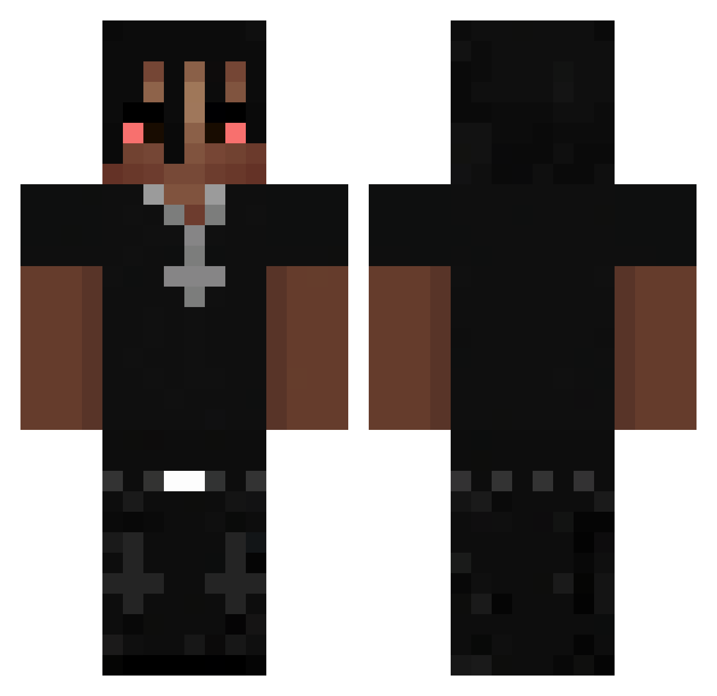 ______________EU Minecraft skin, front and back view
