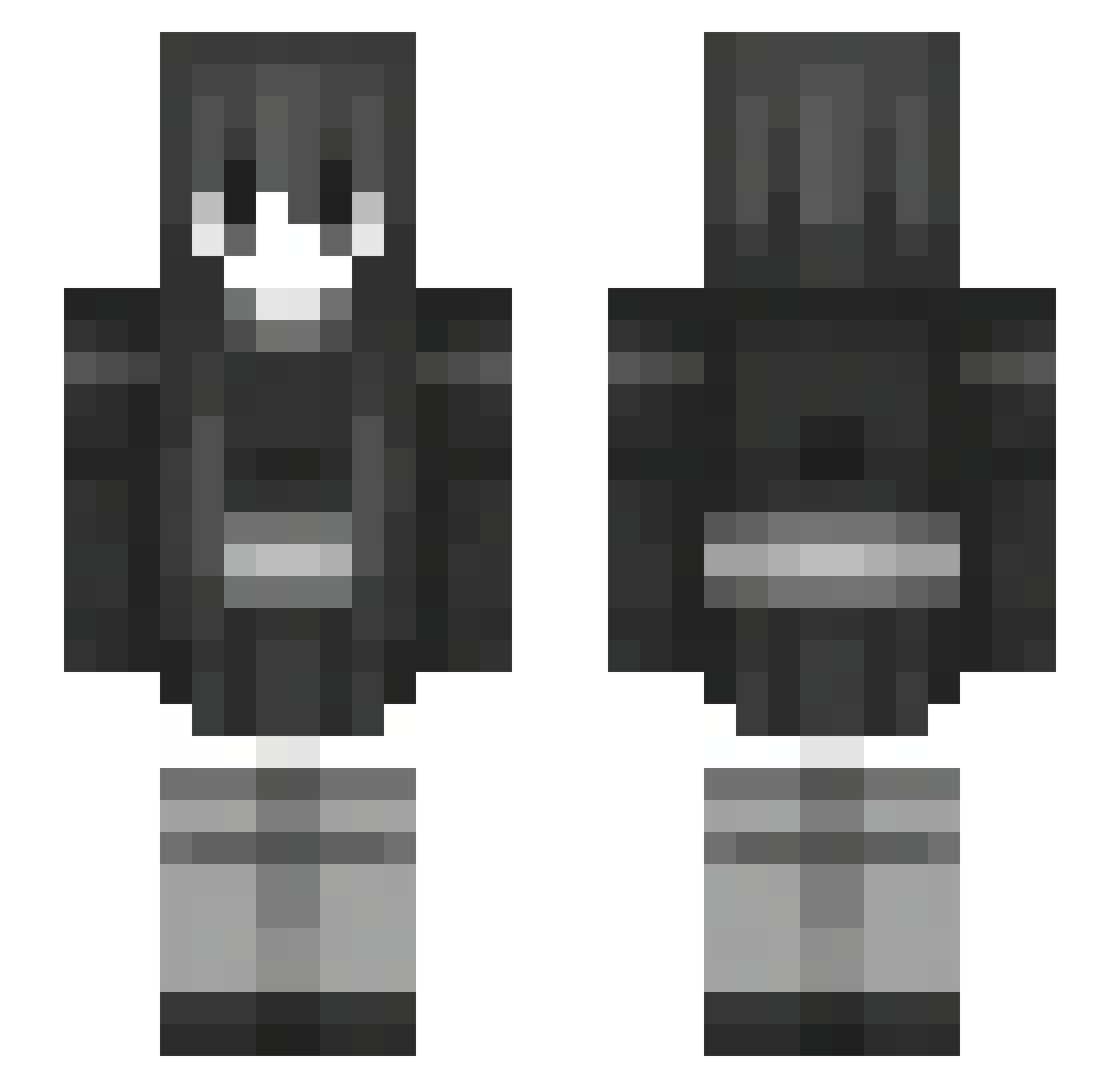 thiag0 Minecraft skin, front and back view