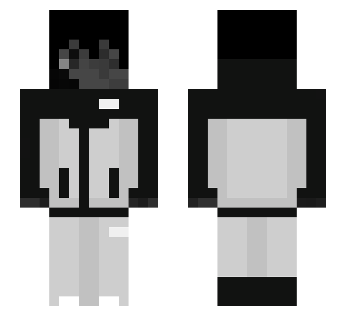 mangoish_ Minecraft skin, front and back view