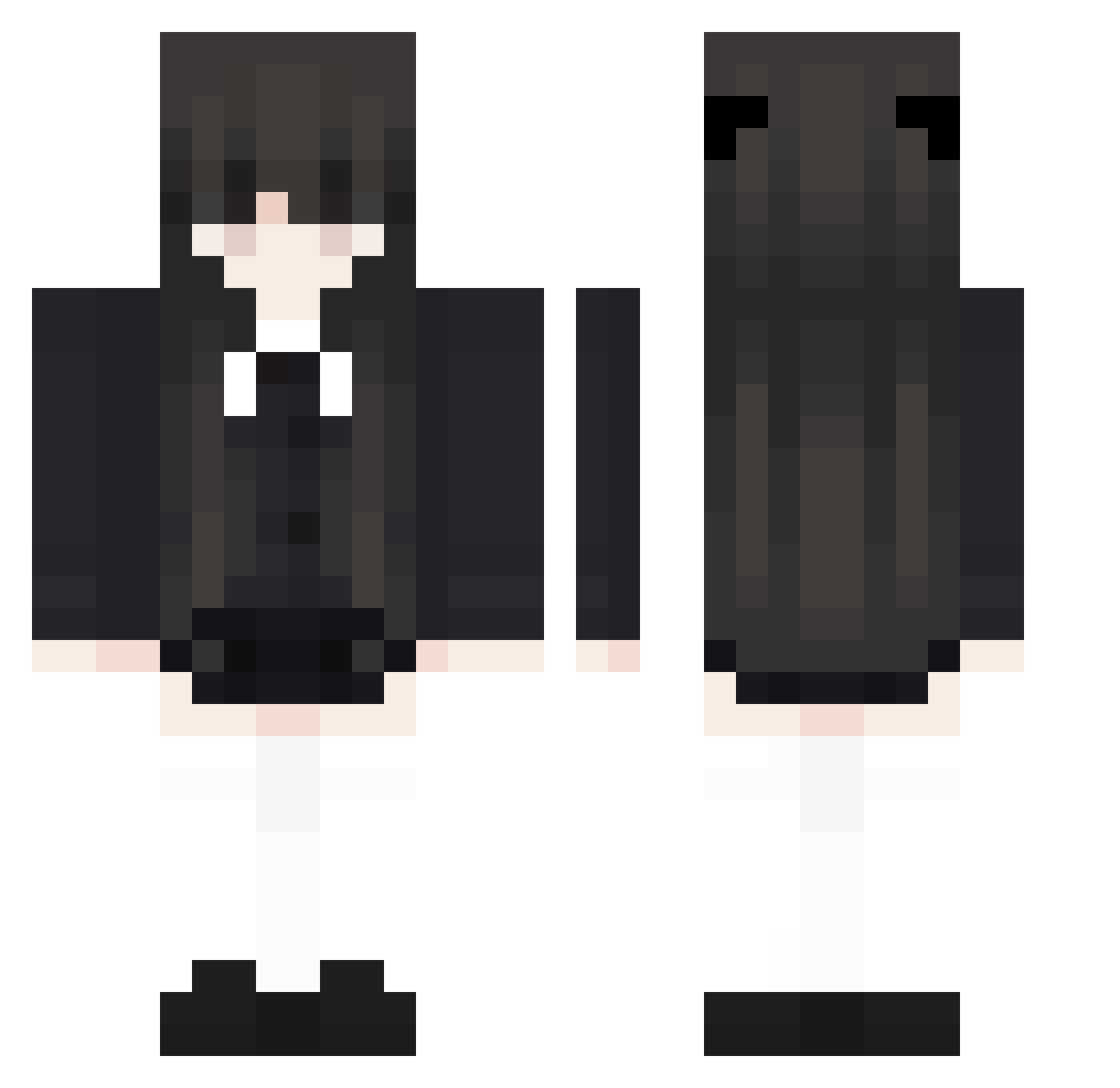 smaelbranquinho Minecraft skin, front and back view